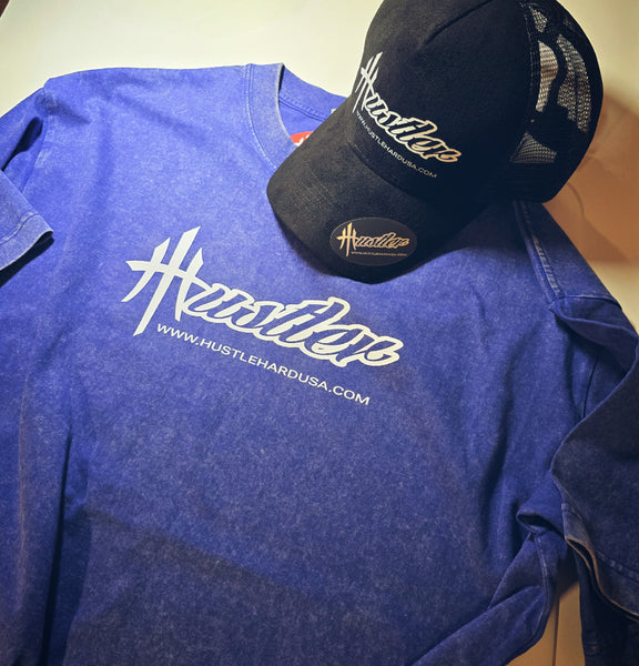 HUSTLER OS Vintage Washed Custom Tee