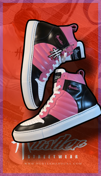 HustlehardUSA "Hustler No. 1" Custom High Top Sneaker