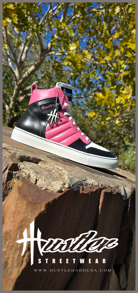 HustlehardUSA "Hustler No. 1" Custom High Top Sneaker