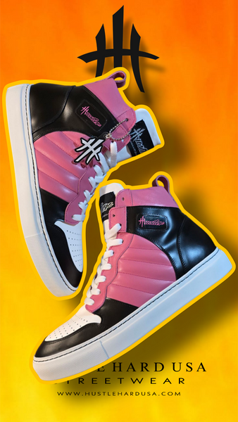 HustlehardUSA "Hustler No. 1" Custom High Top Sneaker