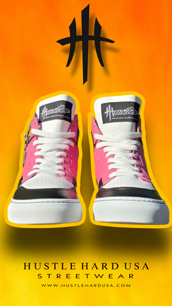 HustlehardUSA "Hustler No. 1" Custom High Top Sneaker