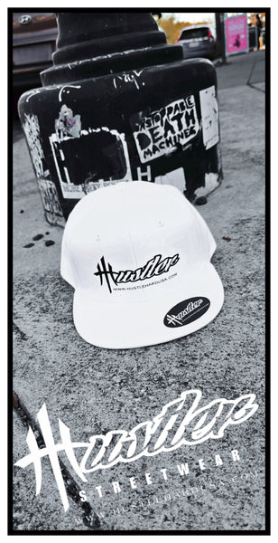 HustleHardUSA "HUSTLER" Branded Retro Style Decky Fitted Lid