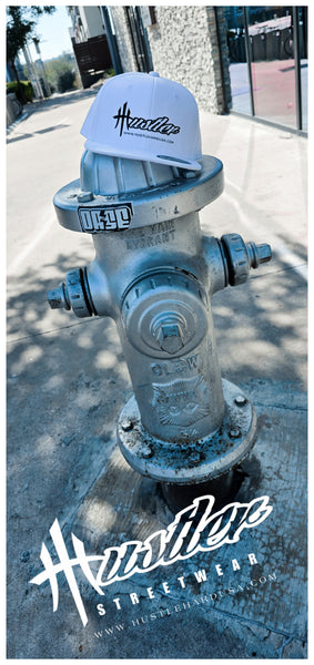 HustleHardUSA "HUSTLER" Branded Retro Style Decky Fitted Lid