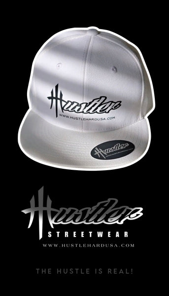 HustleHardUSA "HUSTLER" Branded Retro Style Decky Fitted Lid
