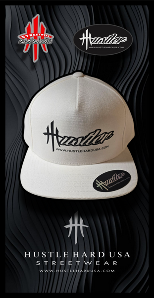 HUSTLER Custom 5-Panel Flat Front Snapback