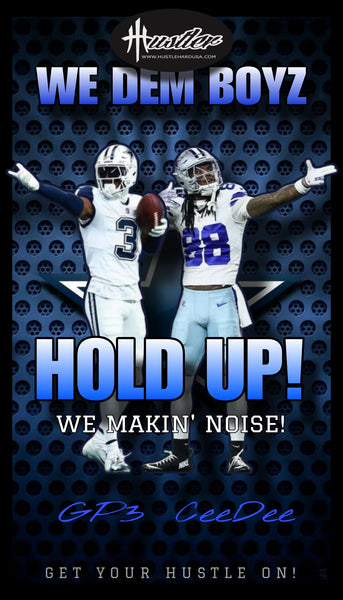HustleHardUSA "WE DEM BOYZ - HOLD UP!" Black Sweatshirt