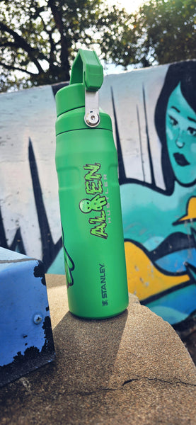 HustleHardUSA "AL8EN HUSTLER" 24oz Ice Flow Bottle with Fast Flow Lid