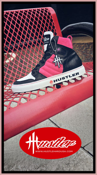 HustleHardUSA "HUSTLER No.7" All Leather Sneaker