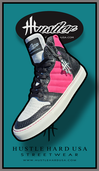 HustleHardUSA "HUSTLER No.7" All Leather Sneaker