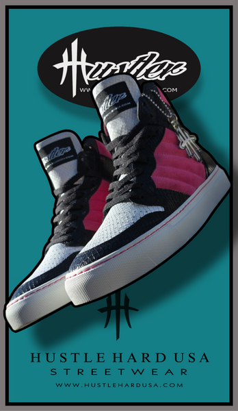 HustleHardUSA "HUSTLER No.7" All Leather Sneaker