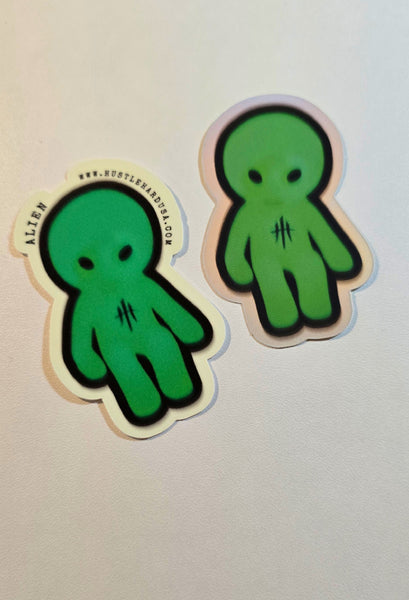 HustleHardUSA "ALIEN" Sticker