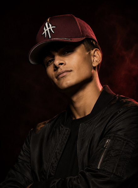 HustleHardUSA Custom Maroon (FlexFit) HUSTLER LID