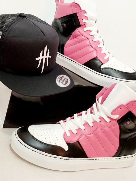 HustlehardUSA "Hustler No. 1" Custom High Top Sneaker