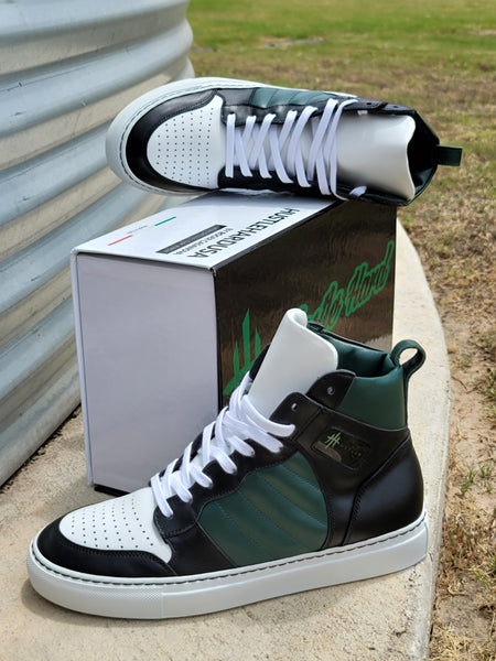 HustleHardUSA "Hustler No. 8" Custom High Top Sneaker