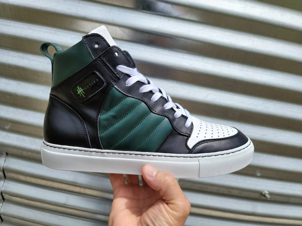 HustleHardUSA "Hustler No. 8" Custom High Top Sneaker