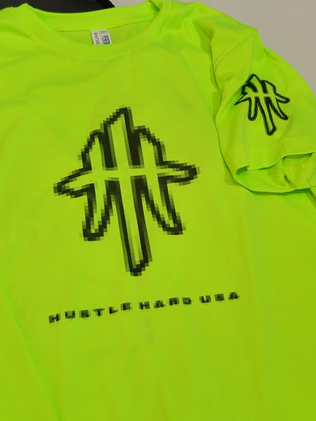 The HustleHardUSA LIME GREEN NFTee