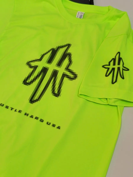 The HustleHardUSA LIME GREEN NFTee