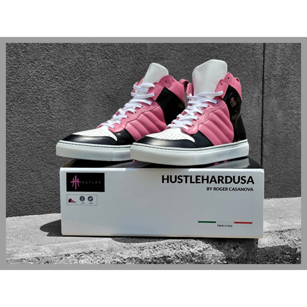 HustlehardUSA "Hustler No. 1" Custom High Top Sneaker