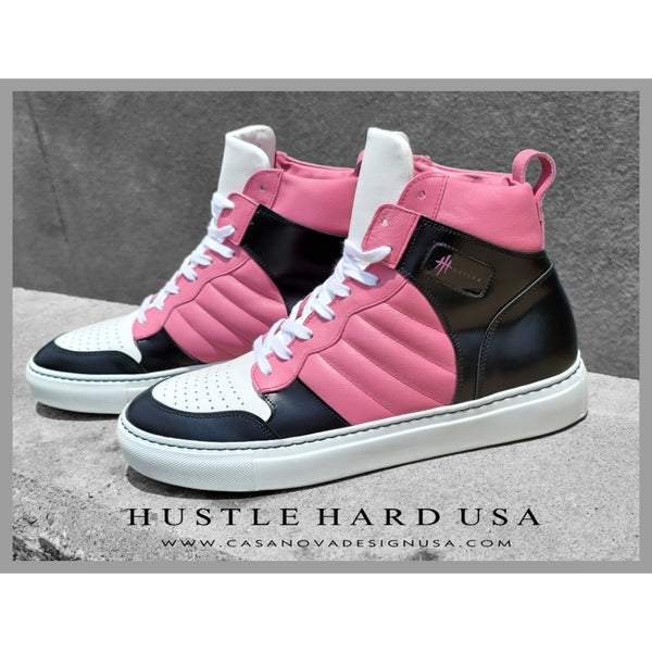 HustlehardUSA "Hustler No. 1" Custom High Top Sneaker