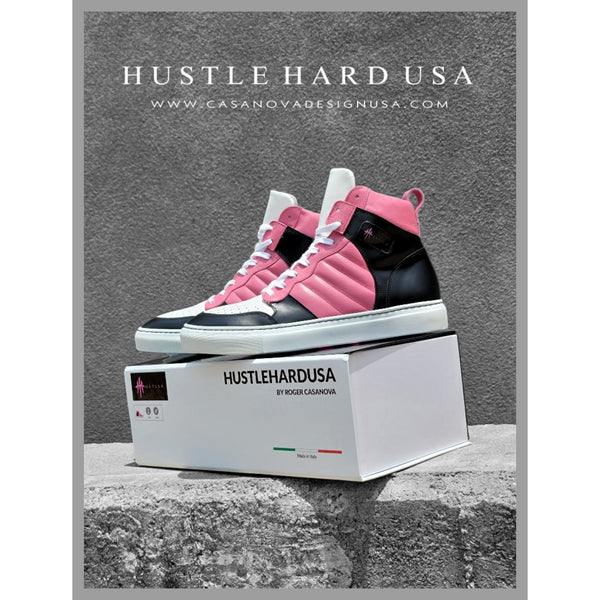 HustlehardUSA "Hustler No. 1" Custom High Top Sneaker