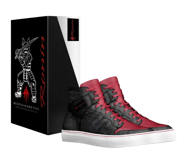 HustleHardUSA "RONIN" Custom Leather Sneakers (Samurai Line)