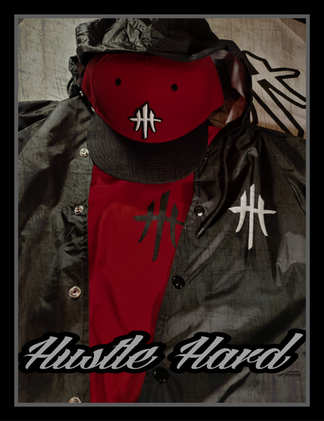 HustleHard Water Repellent Hooded Jacket