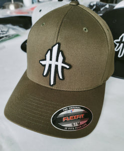 HustleHardUSA OD Green Fitted Lid