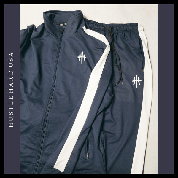 HustleHardUSA Custom Logo Tracksuit