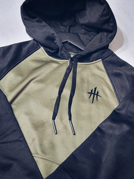 HustleHardUSA OD/Black Hoodie