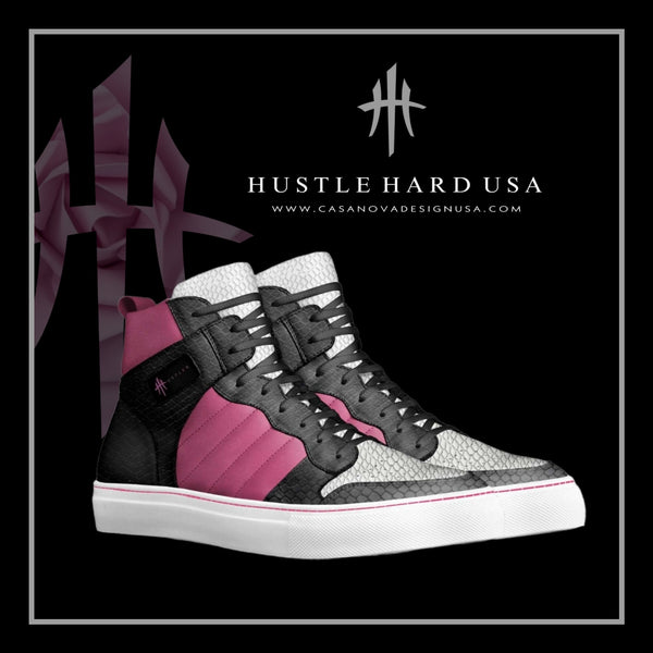 HustleHardUSA "HUSTLER No.7" All Leather Sneaker