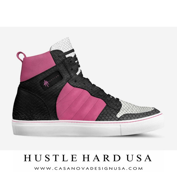 HustleHardUSA "HUSTLER No.7" All Leather Sneaker