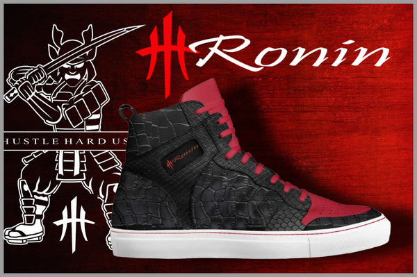 HustleHardUSA "RONIN" Custom Leather Sneakers (Samurai Line)