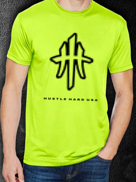 The HustleHardUSA LIME GREEN NFTee