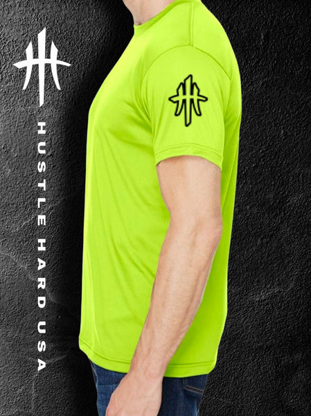 The HustleHardUSA LIME GREEN NFTee