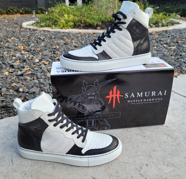 HustleHardUSA SAMURAI (S1) Custom Leather Sneakers