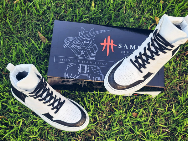 HustleHardUSA SAMURAI (S1) Custom Leather Sneakers