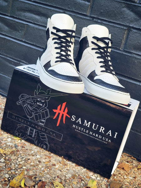 HustleHardUSA SAMURAI (S1) Custom Leather Sneakers