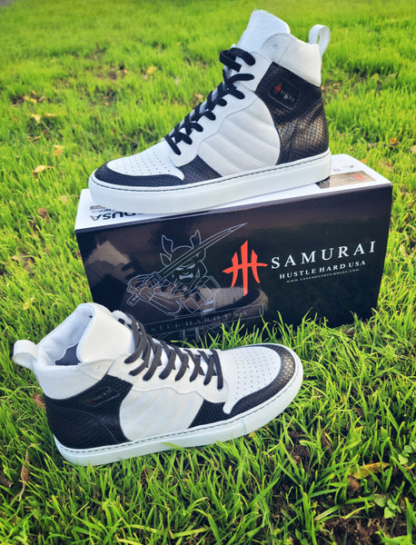 HustleHardUSA SAMURAI (S1) Custom Leather Sneakers