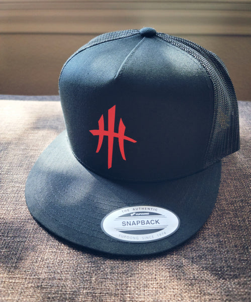 HustleHardUSA CLASSIC Flat Billed Trucker Lid