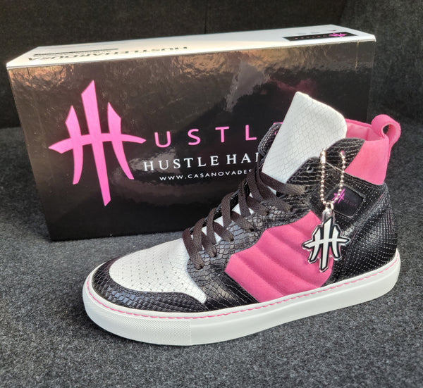 HustleHardUSA "HUSTLER No.7" All Leather Sneaker