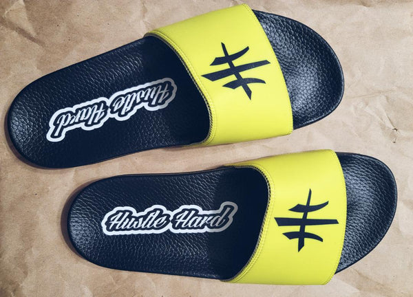 HustleHardUSA "SLIDE HUSTLE" CUSTOM SLIDES (MEN'S PURCHASlNG LINK)