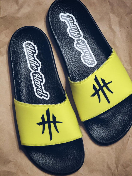 HustleHardUSA "SLIDE HUSTLE" CUSTOM SLIDES (MEN'S PURCHASlNG LINK)